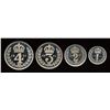 Image 1 : Great Britain. Elizabeth II 1952- Maundy Set.