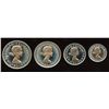 Image 2 : Great Britain. Elizabeth II 1952- Maundy Set.
