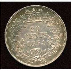 1864 New Brunswick Twenty Cents