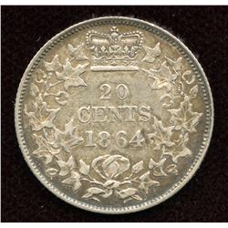 1864 New Brunswick Twenty Cents