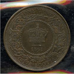 1861 Nova Scotia One Cent