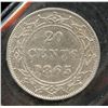 Image 1 : 1865 Newfoundland Twenty Cents