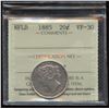 Image 2 : 1885 Newfoundland Twenty Cents