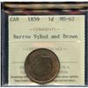 Image 2 : 1859 One Cent