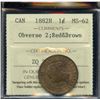 Image 2 : 1882H One Cent