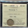 Image 2 : 1883H Five Cents