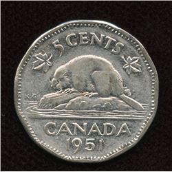 1951 Five Cents