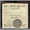 Image 2 : 1875H Ten Cents