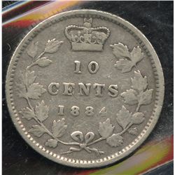 1884 Ten Cents