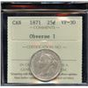 Image 2 : 1871 Twenty-Five Cents