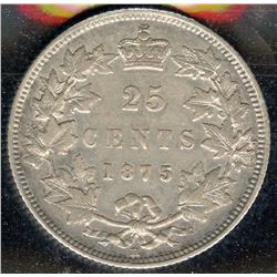 1875H Twenty-Five Cents