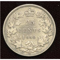 1880H Twenty-Five Cents Wide 0