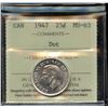 Image 2 : 1947 Twenty-Five Cents Dot