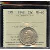 Image 2 : 1948 Twenty-Five Cents