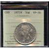 Image 2 : 1871H Fifty Cents