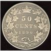 Image 1 : 1890H Fifty Cents