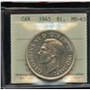 Image 2 : 1945 Silver Dollar