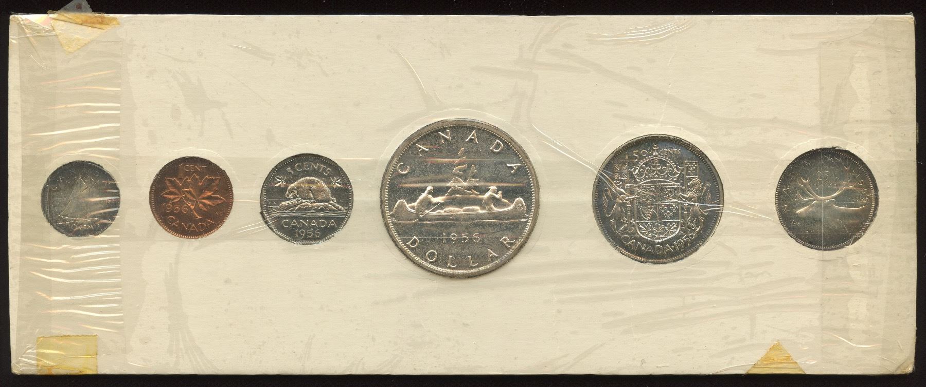 Proof Like 1956 Canada 1 Cent From Mint/'s Set