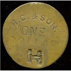 British Columbia, Hazelton, Private Fur Trade Token.