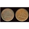 Image 1 : New Brunswick. Br. 911 Penny Tokens. Lot of 2