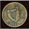 Image 1 : Br. 1012. Bust and Harp, 1825