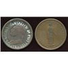 Image 1 : Counterstamps on Canadian Tokens. Lot of 2