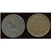 Image 2 : Counterstamps on Canadian Tokens. Lot of 2