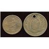 Image 2 : Counterstamps on Canadian Tokens. Lot of 2