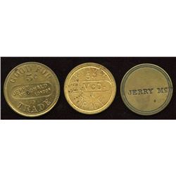 Ontario Tokens. Lot of 3