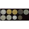 Post Confederation Tokens. Lot of 9