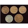 Image 2 : S.S. Heal Numismatist Cards. Lot of 5