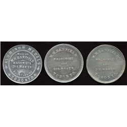 Banfield Medals. Lot of 3
