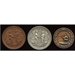 Shooting Medals. Lot of 3