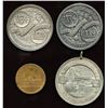 Image 1 : Toronto Semi-Centennial Medallions. Lot of 4