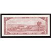 Image 2 : Bank of Canada $2, 1954 Radar - One Digit
