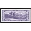 Image 2 : Bank of Canada $10, 1954 Radar - One Digit Devil's Face