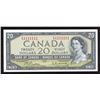 Image 1 : Bank of Canada $20, 1954 Radar - One Digit