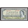 Image 1 : Bank of Canada $20, 1954 Radar - One Digit