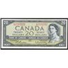 Image 1 : Bank of Canada $20, 1954 Radar - One Digit