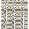 Image 3 : Uncut sheet of 40 1973 Bank of Canada $1.00 Notes, BFK Prefix, including 10 RADAR notes.