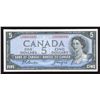 Image 1 : Bank of Canada $5, 1954 Low Serial Number