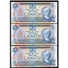 Image 1 : Bank of Canada $5, 1979 Low Serial Number Lot of 3