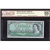Image 1 : Bank of Canada $1, 1954 Ten Million Numbered Note