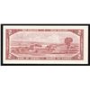 Image 2 : Bank of Canada $2, 1954 Ascending Ladder Serial Number