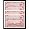 Image 2 : Bank of Canada $2, 1954 Birth Year Serial Numbered Notes