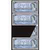 Image 1 : Bank of Canada $5, 1954 Cutting / Folding Error