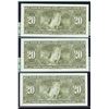 Image 2 : Bank of Canada $20, 1937 - Lot of 3 Consecutive Notes