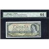 Image 1 : Bank of Canada $20, 1954 Devil's Face Transition Prefix