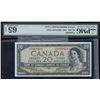 Image 1 : Bank of Canada $20, 1954 Devil's Face