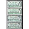 Image 1 : Bank of Canada $1, 1954 - Lot of 4 Replacement Notes